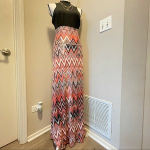 Boho maxi skirt
